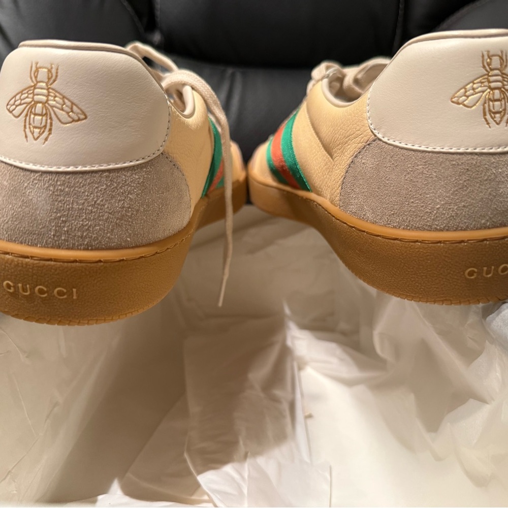 Gucci - men’s trainer “oatmeal” low top sneakers NEVER WORN. - Picture 5 of 7